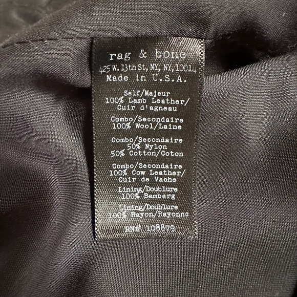 rag & bone Kate Moss add campaign jacket. Size 2 perfect condition. - Picture 9 of 12